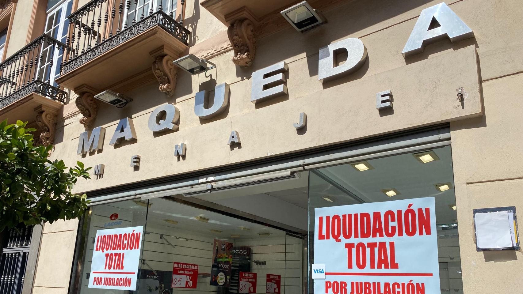 El local de Maqueda frente al Mercado de Atarazanas.