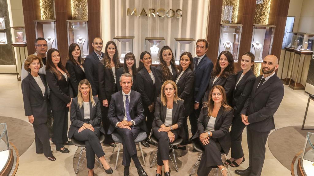 El equipo de Joyería Marcos en Málaga.