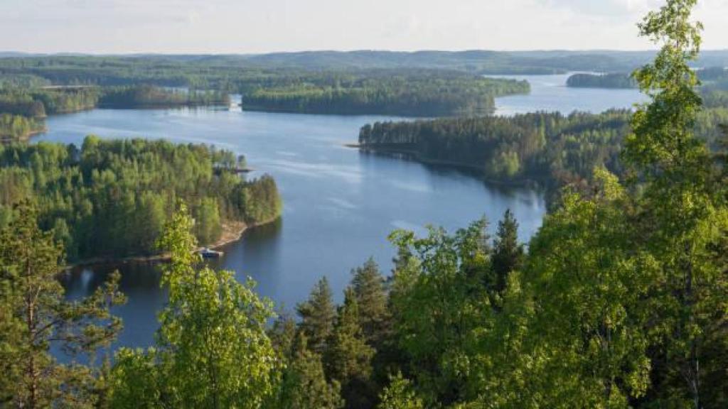 Vista general del lago Saimaa, en Finlandia.