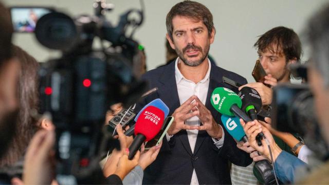 El ministro de Cultura, Ernest Urtasun, en Santiago.