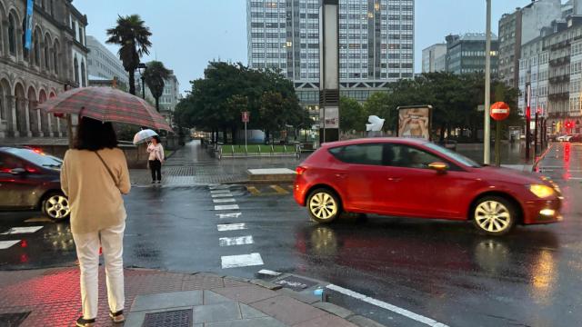 Lluvia en A Coruña