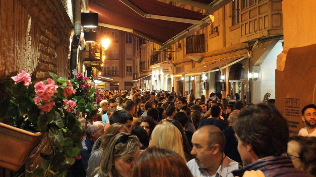 Calle Laurel, en Logroño.