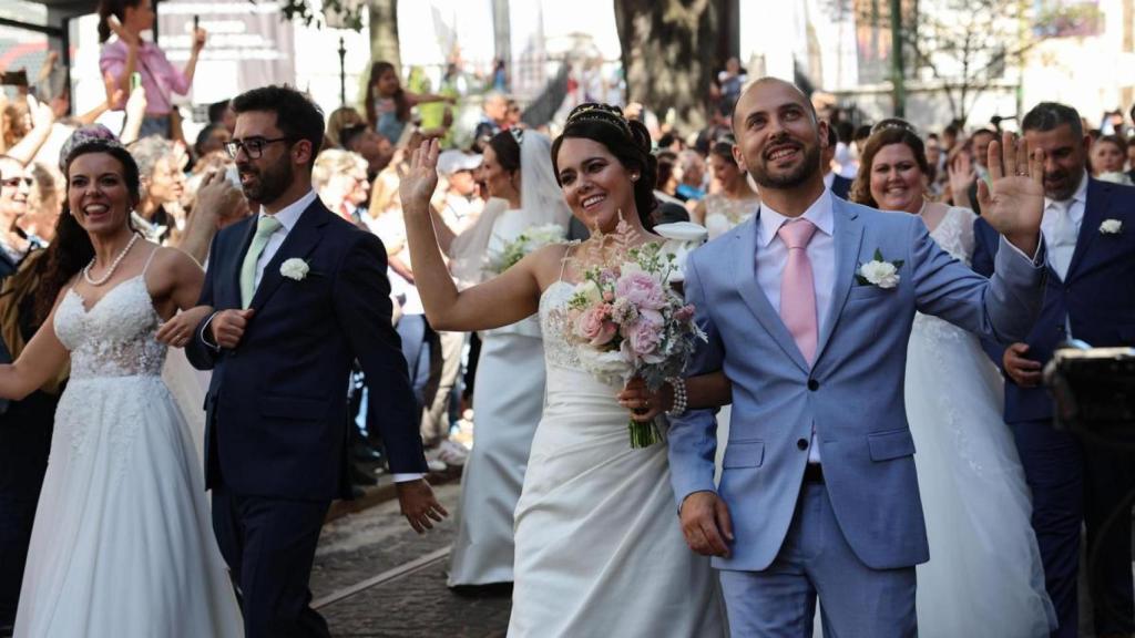 Bodas masivas en Lisboa.