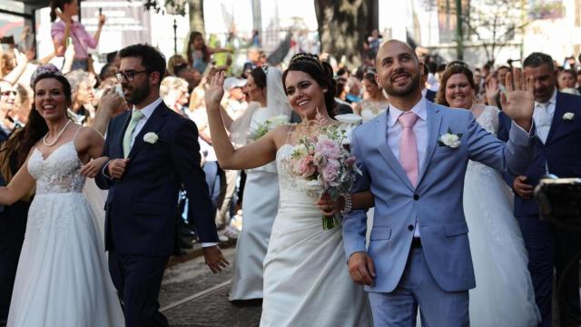 Bodas masivas en Lisboa.