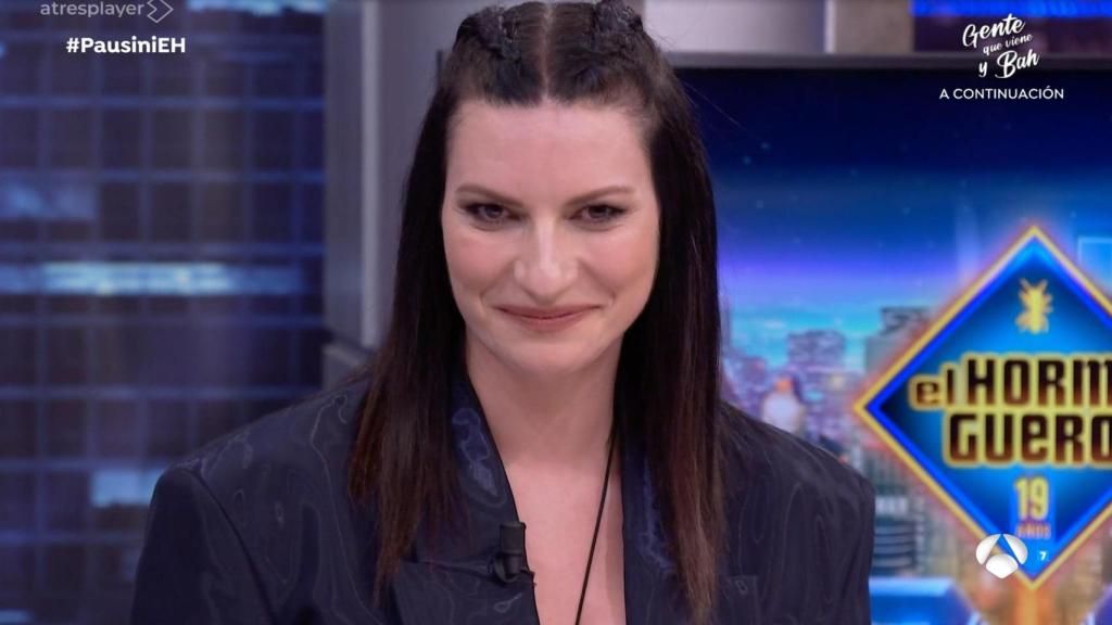 Laura Pausini en 'El Hormiguero'.