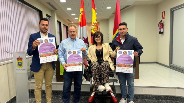 El alcalde de Zaratán, Roberto Migallón, durante la presentación del torneo