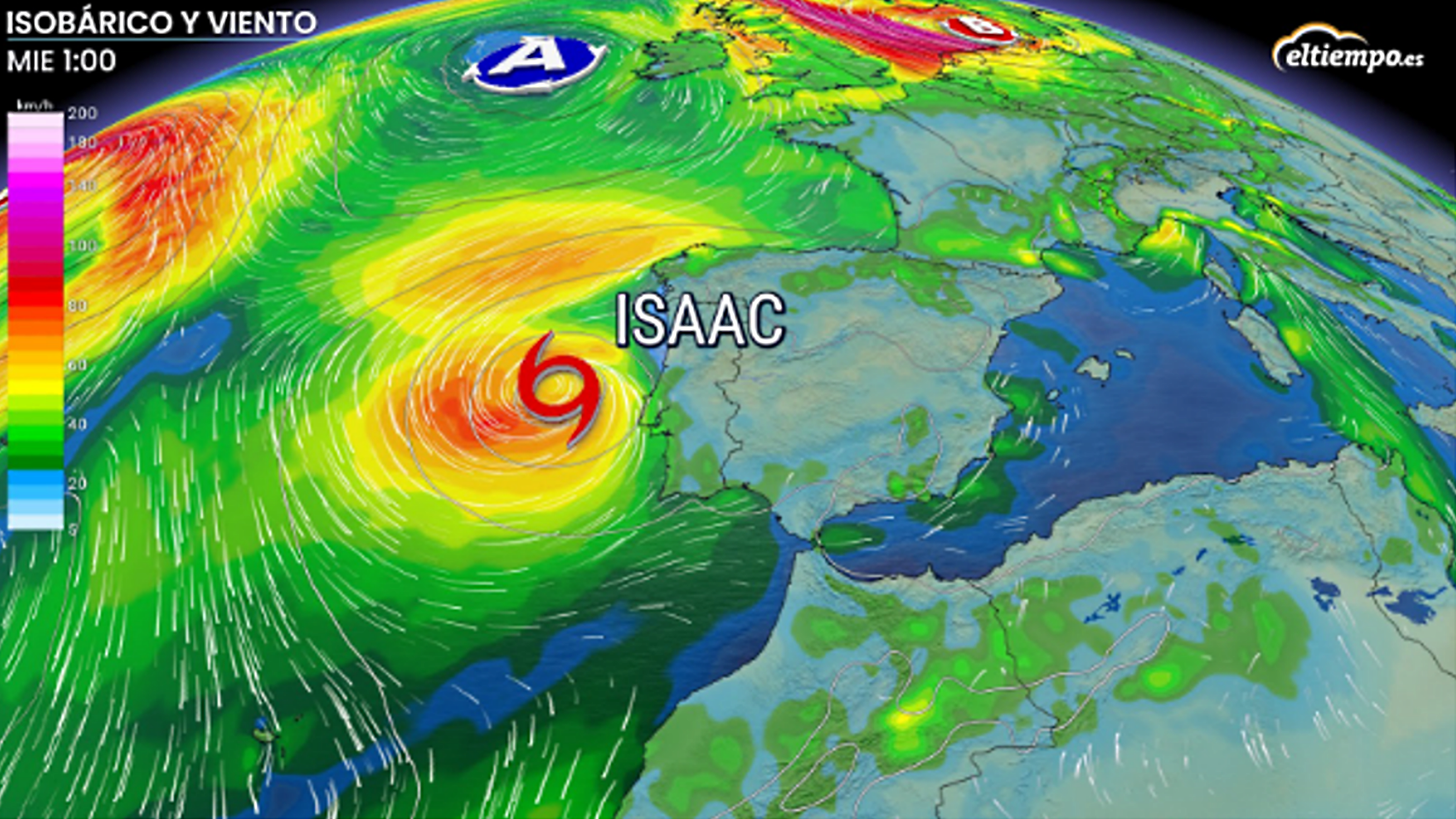 La posible aproximación del huracán Isaac a España la semana que viene. ElTiempo.es