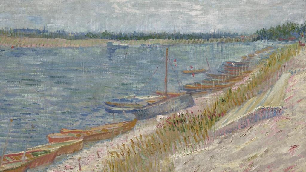 'Barcos amarrados' de Van Gogh.