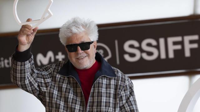 Pedro Almodóvar, en el Festival de San Sebastián. Foto: EFE/Juan Herrero.