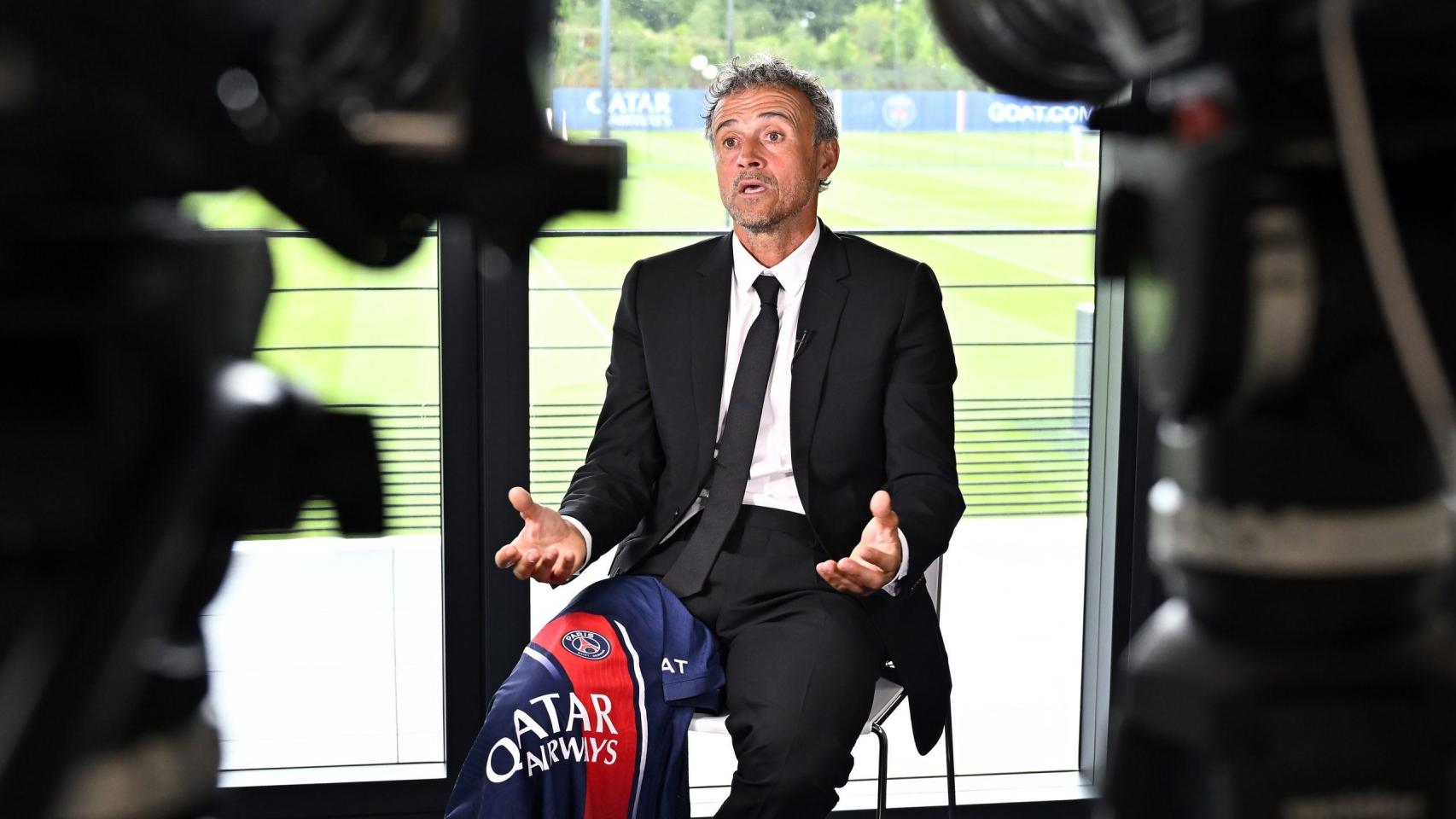 Luis Enrique en el documental 'No tenéis ni **** idea'. Foto: Movistar+.