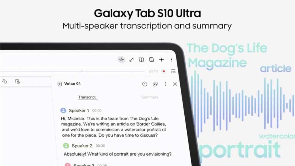 Las Samsung Galaxy Tab S10 tienen acceso a funciones avanzadas de Galaxy AI