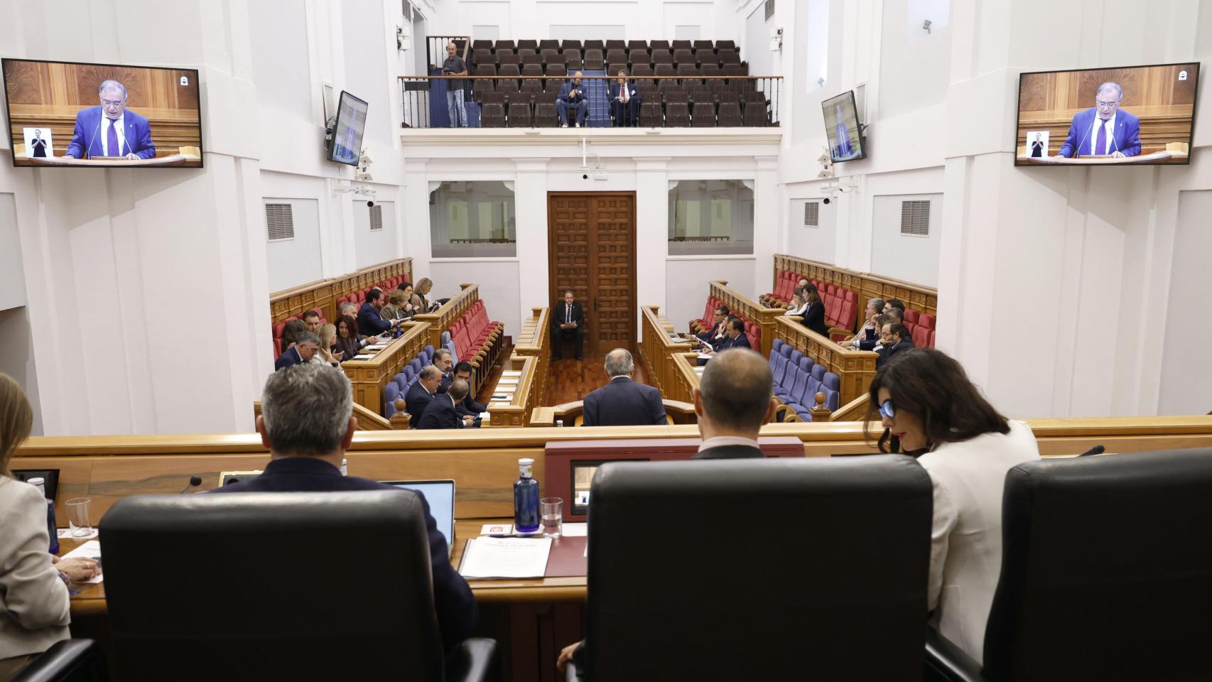 Pleno de las Cortes de Castilla-La Mancha. Foto: Cortes CLM.