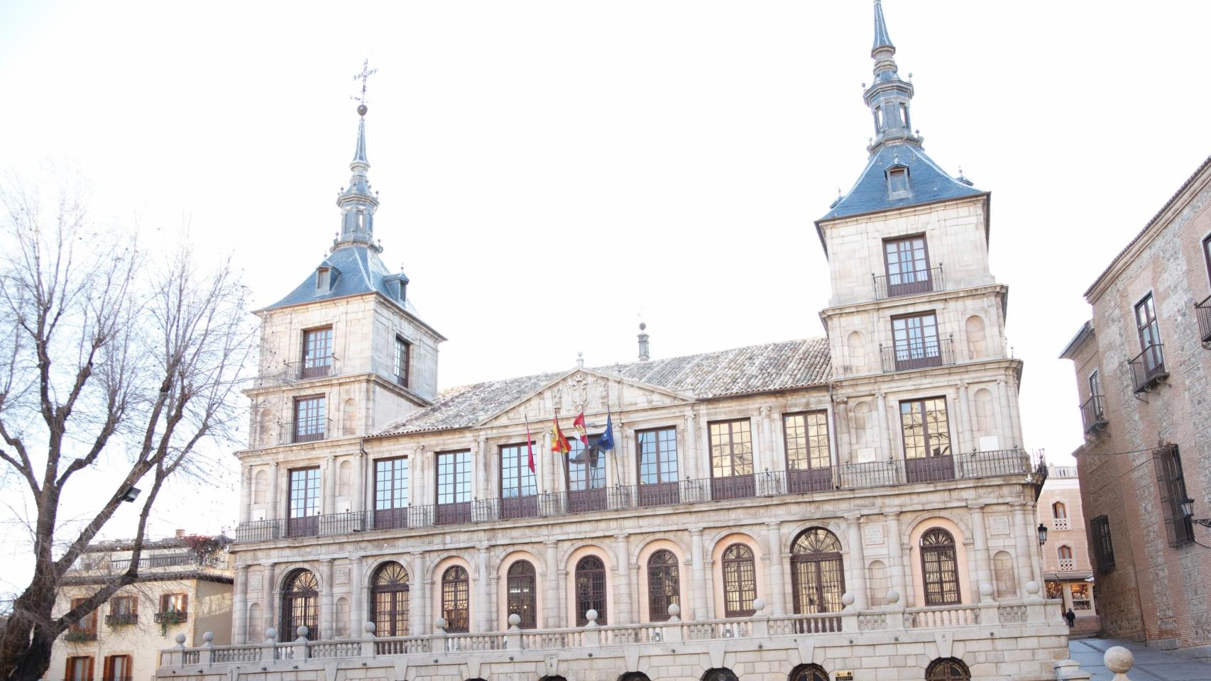 Fachada del Ayuntamiento de Toledo.