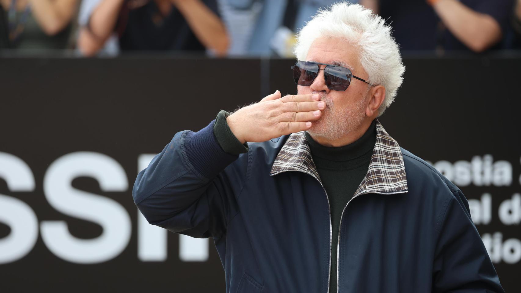 El director de cine Pedro Almodóvar en el Festival de San Sebastián 2024.