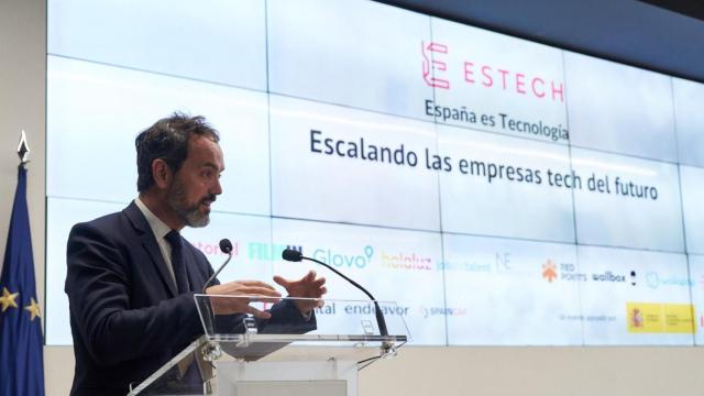 Miguel Ferrer, VP de Estrategia y Agenda Pública de Adigital, en un evento del pasado febrero.