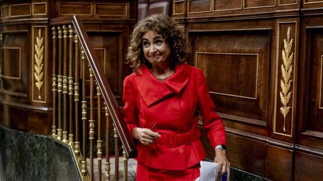 María Jesús Montero, en el Congreso de los Diputados.