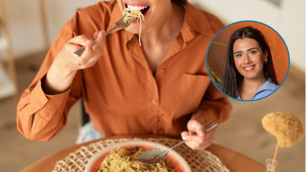 La nutricionista Sandra Moñino revela el secreto para comer pasta y no engordar.