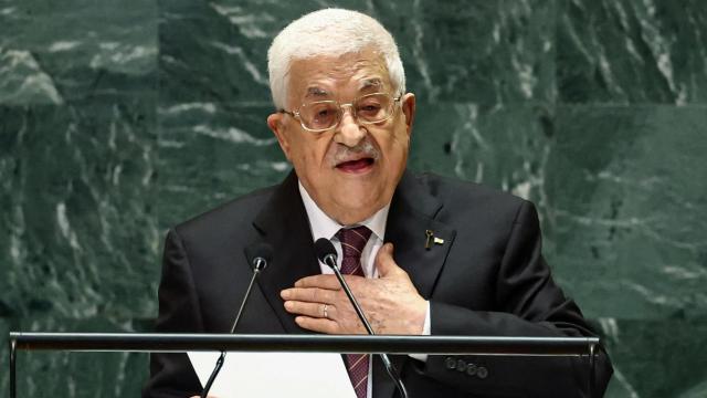 Mahmud Abás durante su intervención en la Asamblea General de la ONU este jueves 26 de septiembre.