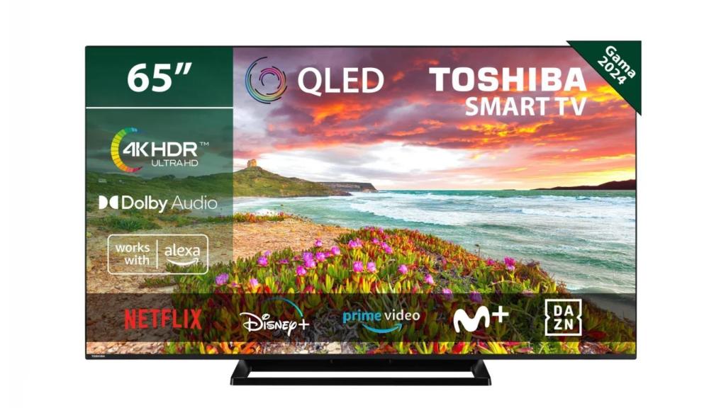 El televisor QLED Toshiba 65QV3363DG que vende Carrefour.