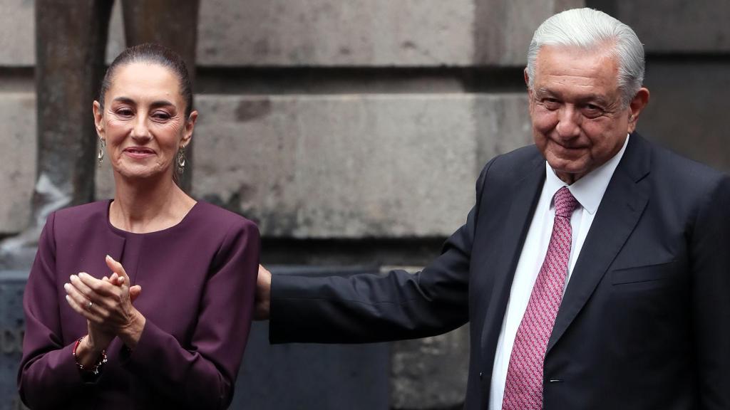 Claudia Sheinbaum y Andrés Manuel López Obrador.