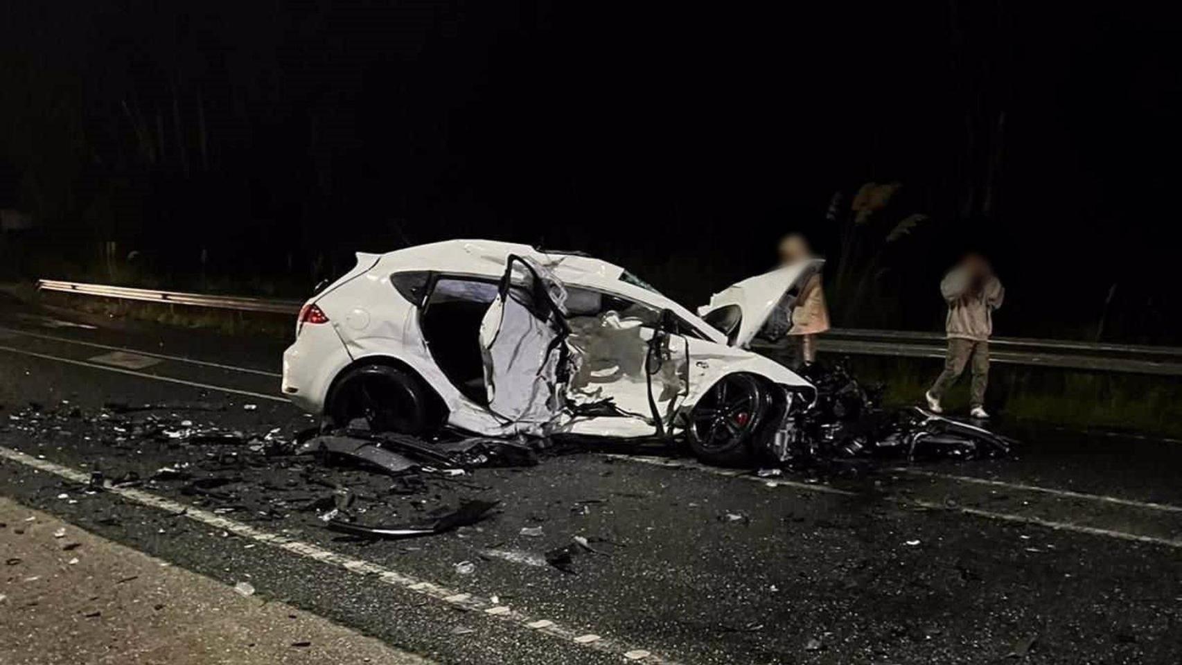 Un accidente múltiple en Mugardos (A Coruña) deja dos fallecidos y cuatro heridos