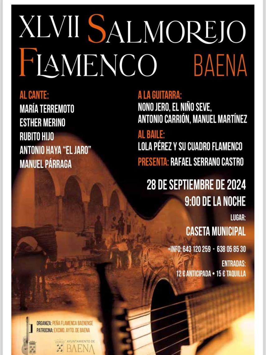 Cartel oficial XLVII Salmorejo Flamenco.