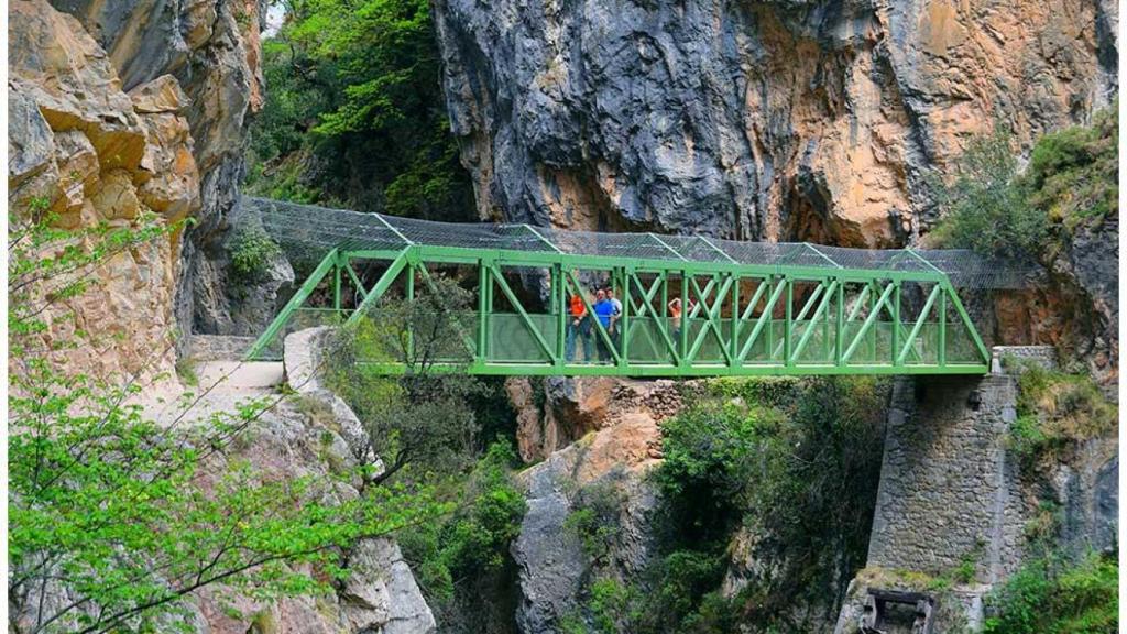 Puente de los Rebecos, Ruta del Cares, Caín