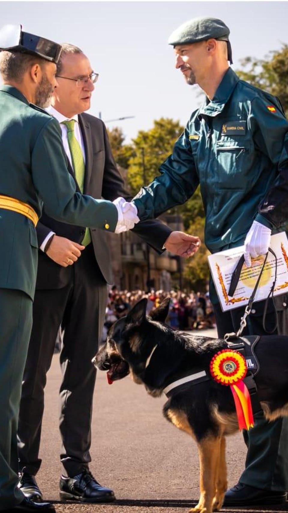 Mención de honor al mérito canino para Donald