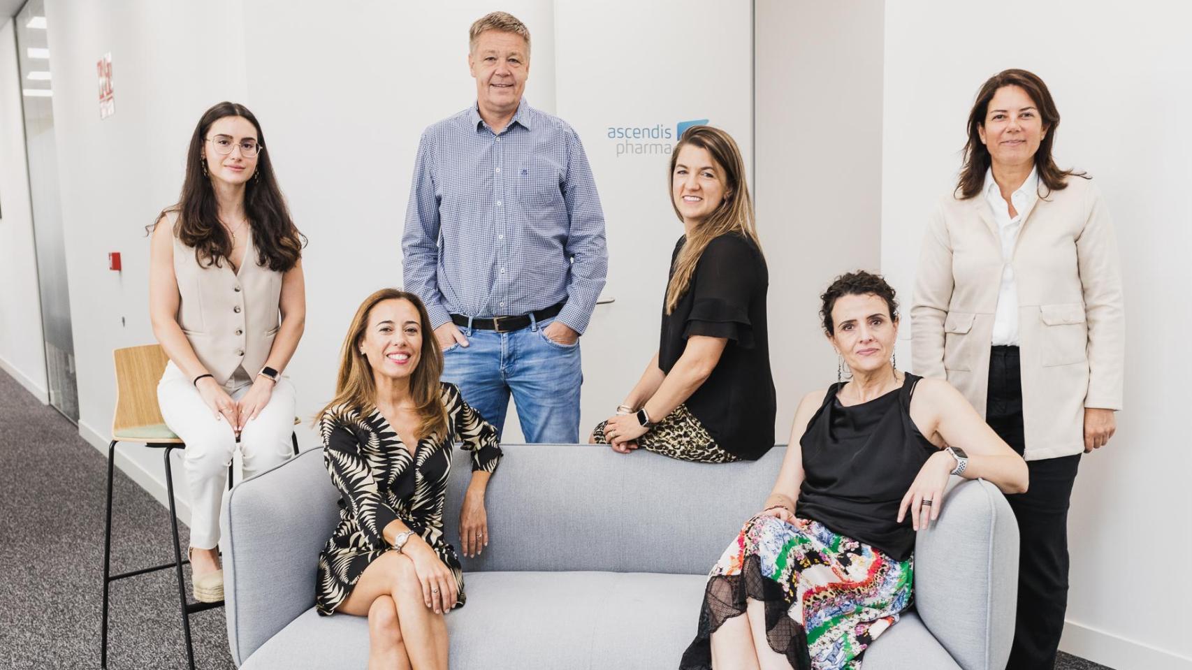 El equipo de Ascendis Pharma Iberia.