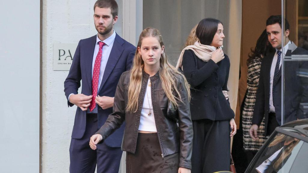 Juan e Irene Urdangarin en el cumpleaños de la infanta Elena.