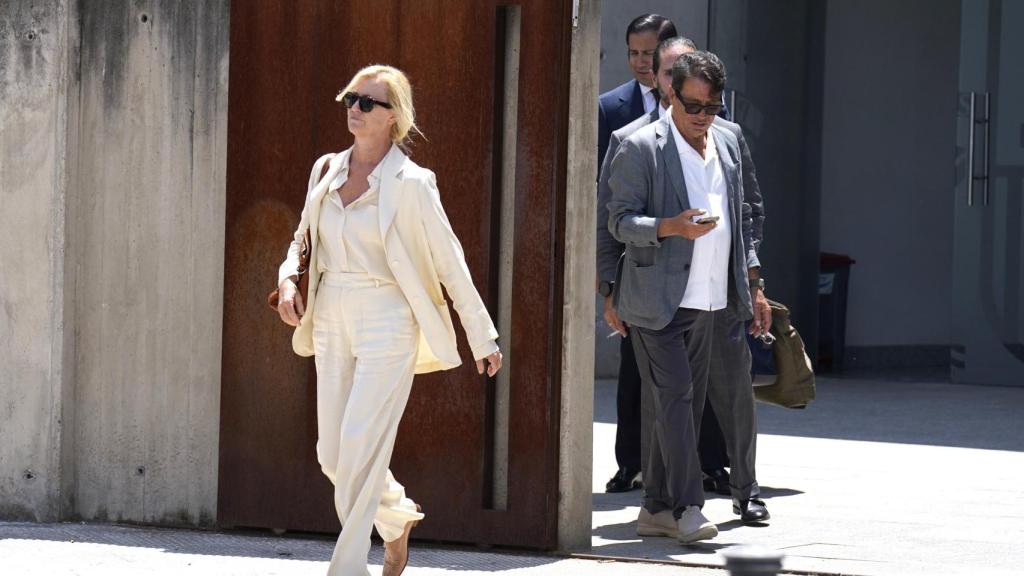 Ana Duato y Miguel Ángel Bernardeau, en la Audiencia Nacional.