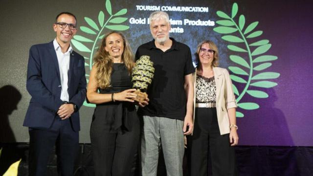 SinPalabras Creativos premiada en el festival internacional  “Terres Travel Festival” 2024.