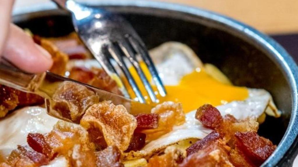 Uno de los platos del restaurante La Bocca, en Zaragoza.