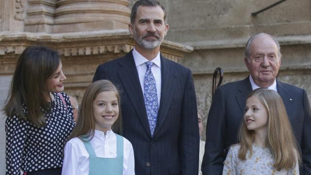 La Familia Real en Palma en 2018.