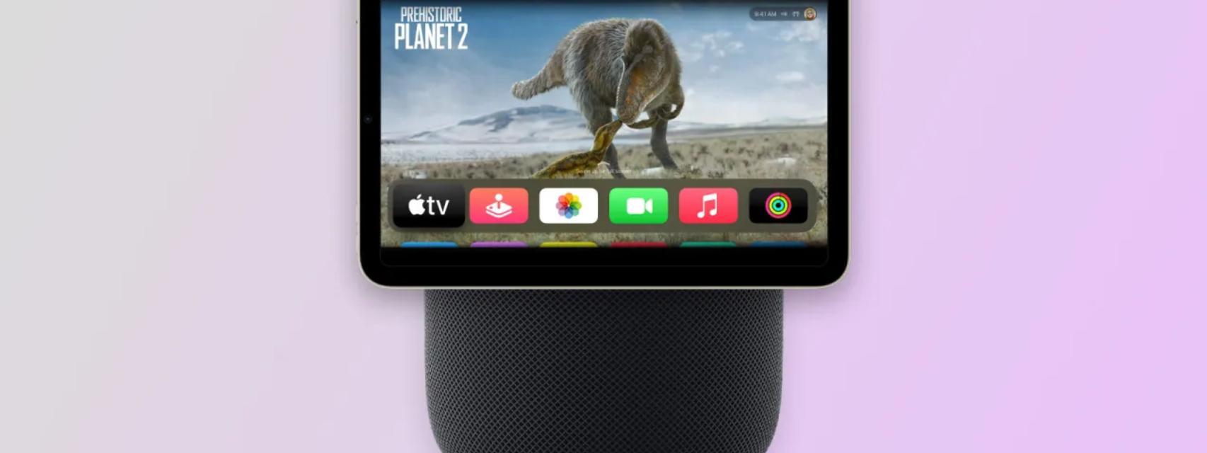 Otro concepto de HomePod con una pantalla.