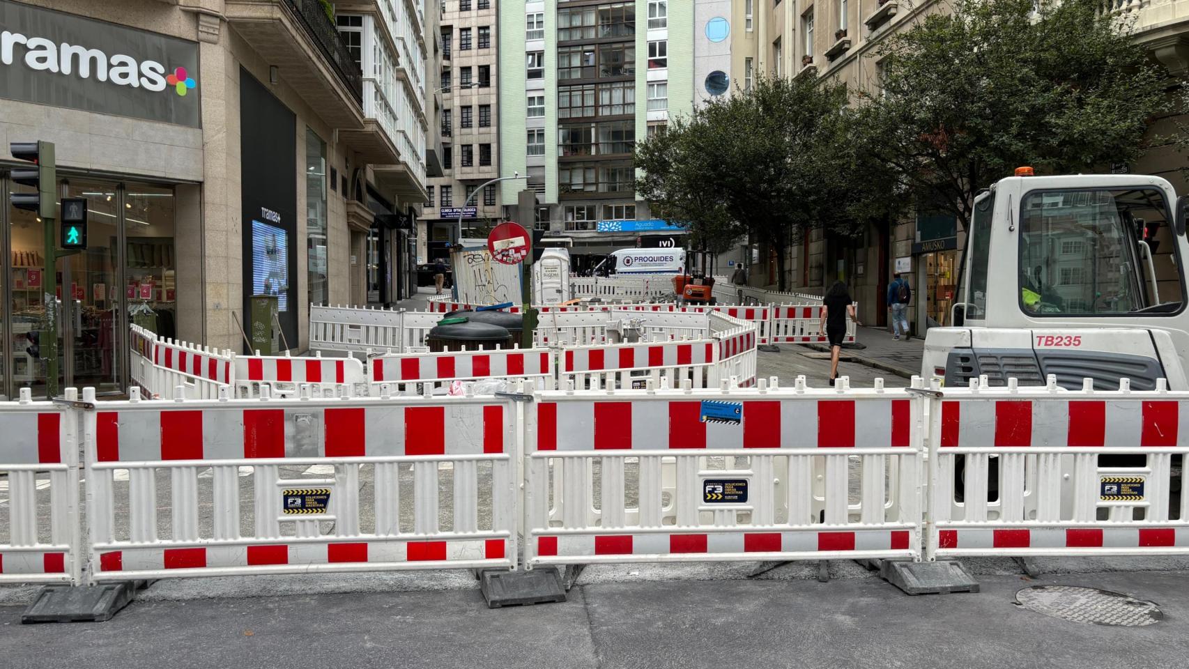 Terminan las obras en la calle Betanzos de A Coruña y se reabre el tráfico