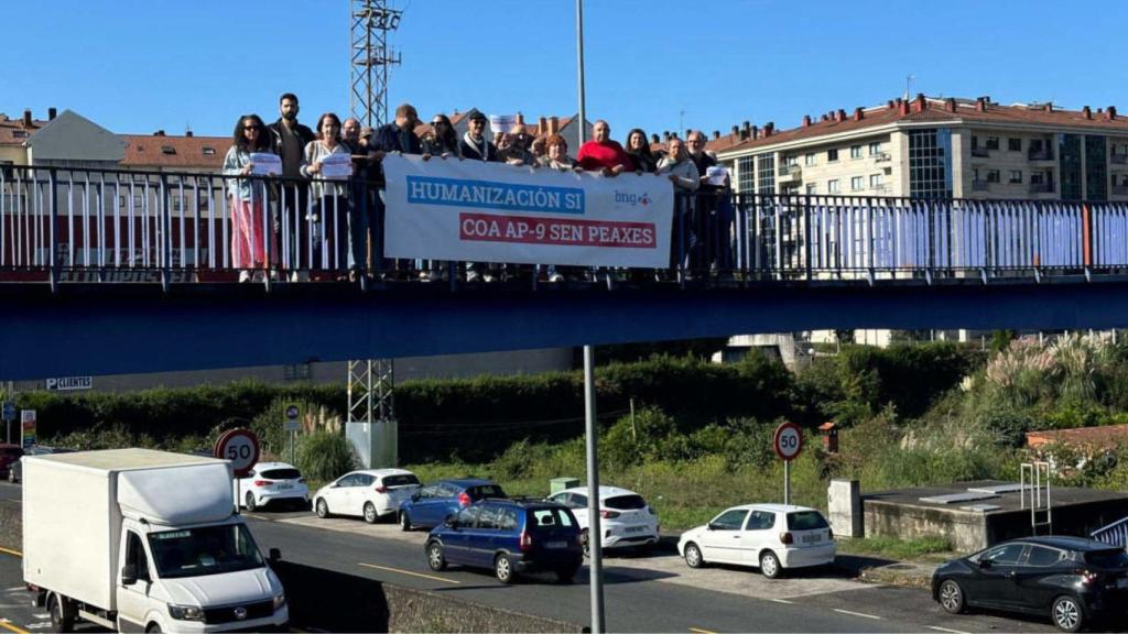 Representantes del BNG en O Milladoiro, Ames.