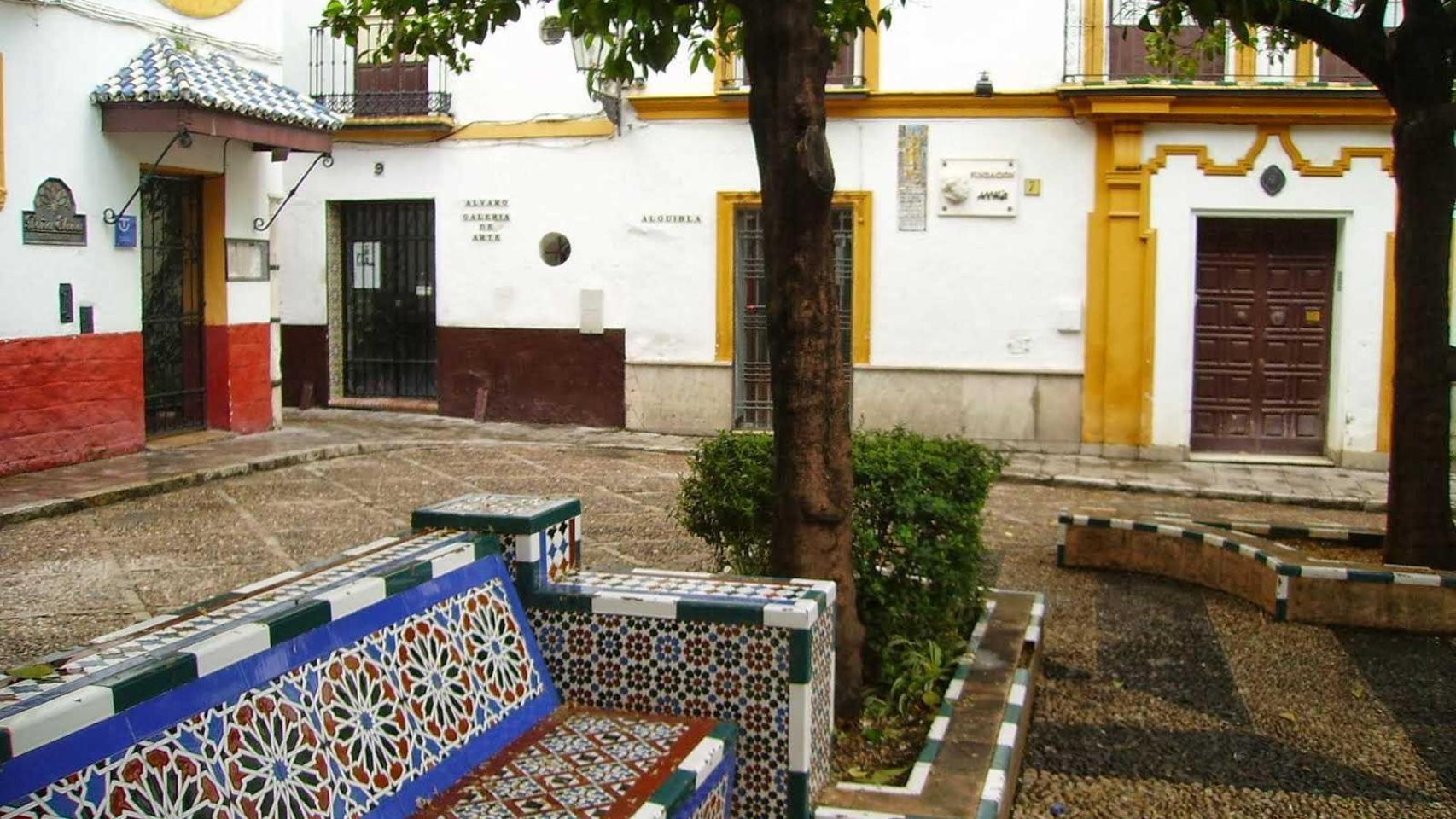 La plaza de Doña Elvira, en pleno barrio de Santa Cruz