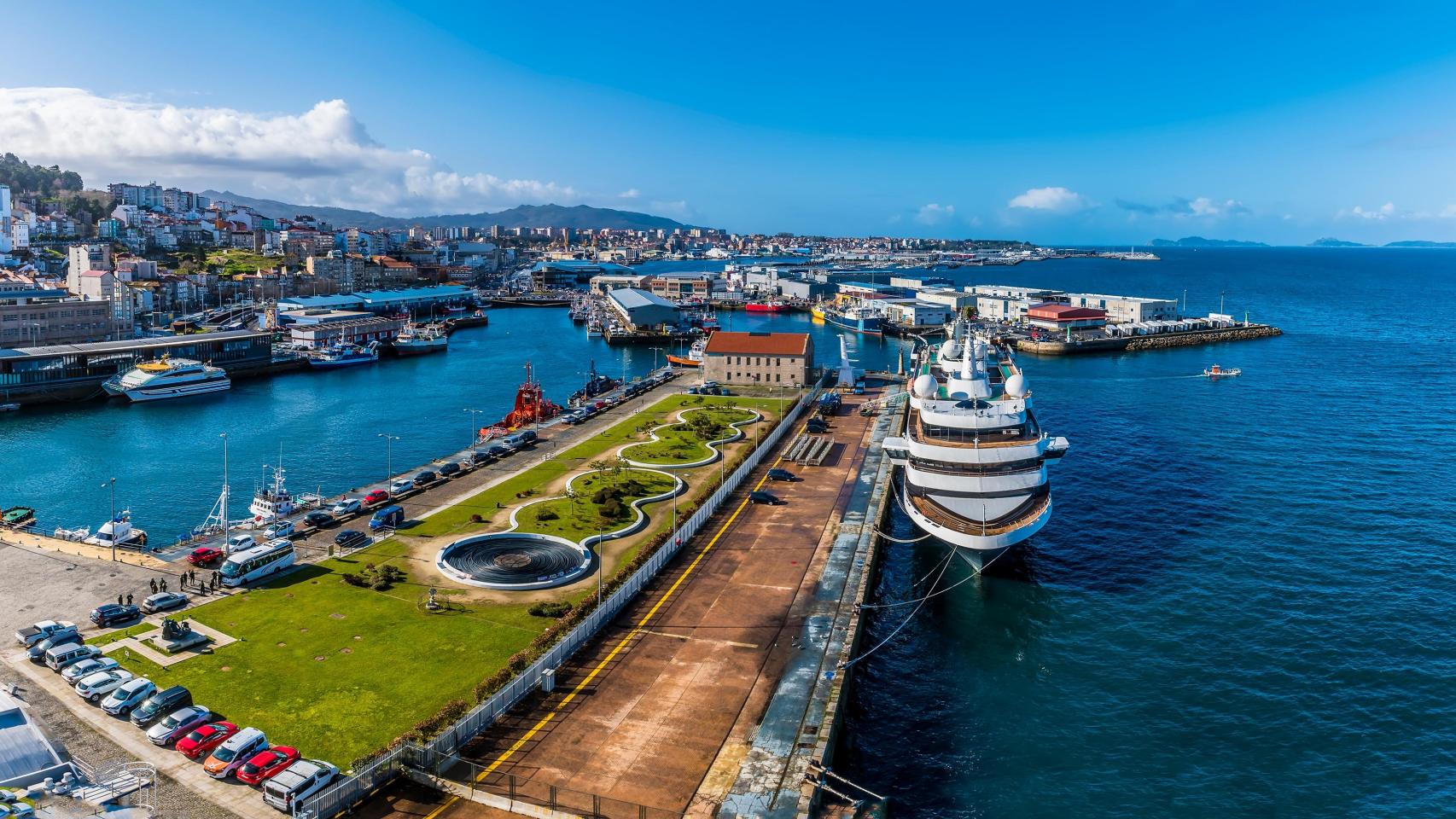 Vista panorámica de Vigo