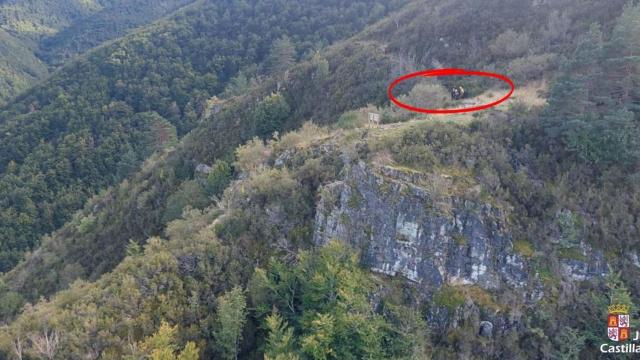 Un hombre indispuesto es rescatado en helicóptero en Burgos