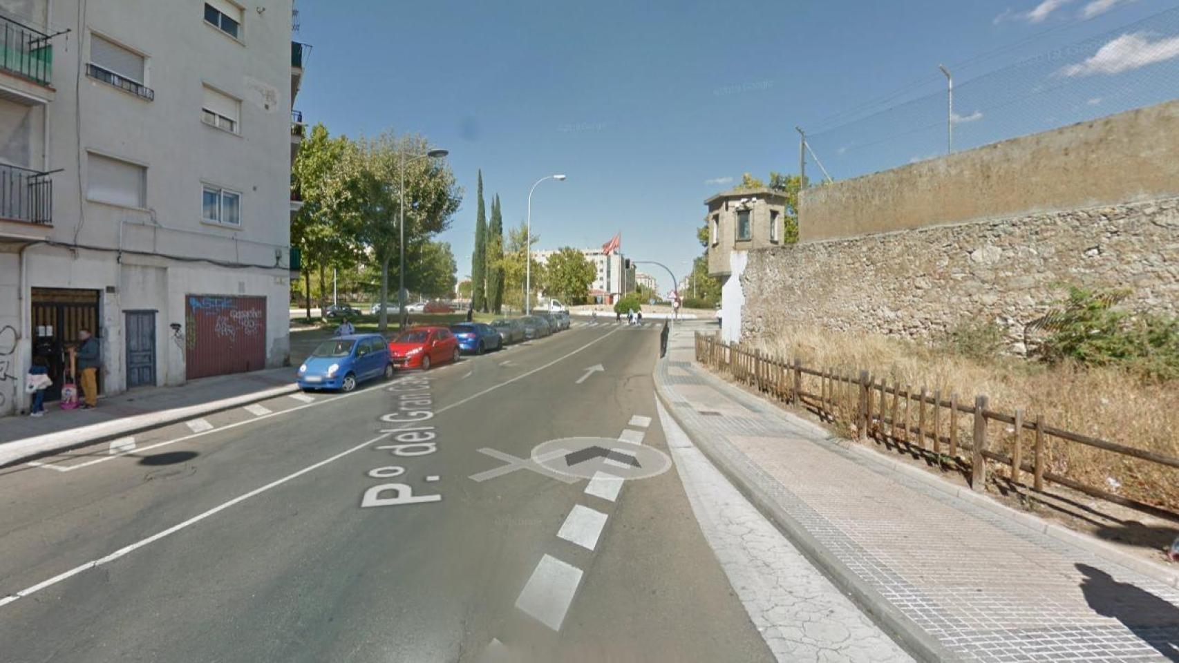 Intersección entre el paseo del Gran Capitán y la avenida de Salamanca