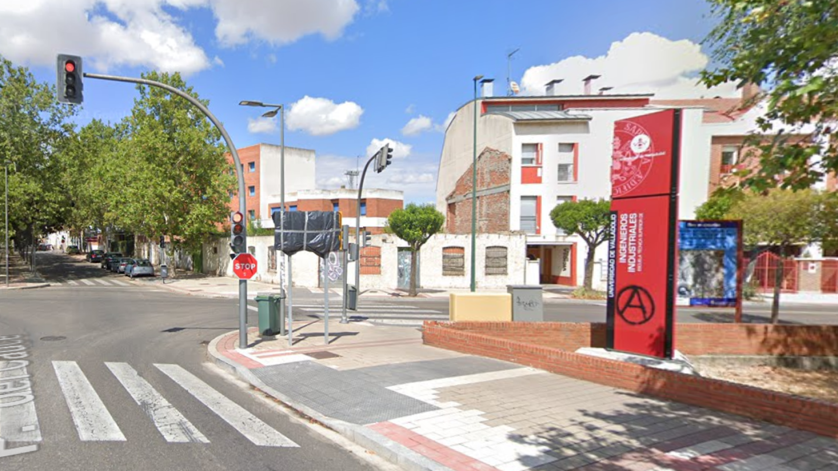 Calle de Valladolid donde ha sido atropellada la octogenaria