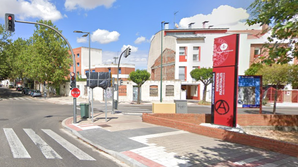 Calle de Valladolid donde ha sido atropellada la octogenaria