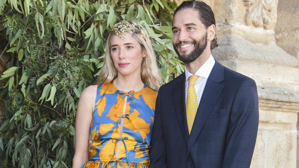 Lulu Figueroa junto a su marido, Adrián Saavedra.