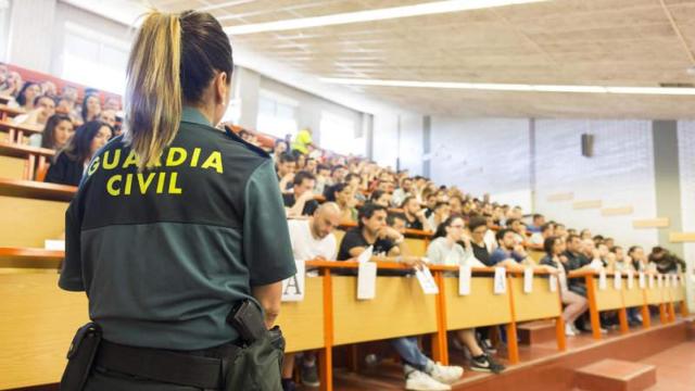 Imagen de archivo de una prueba de acceso a la Guardia Civil.