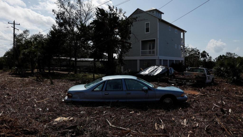 Destrozos del huracán 'Helene' en Florida.