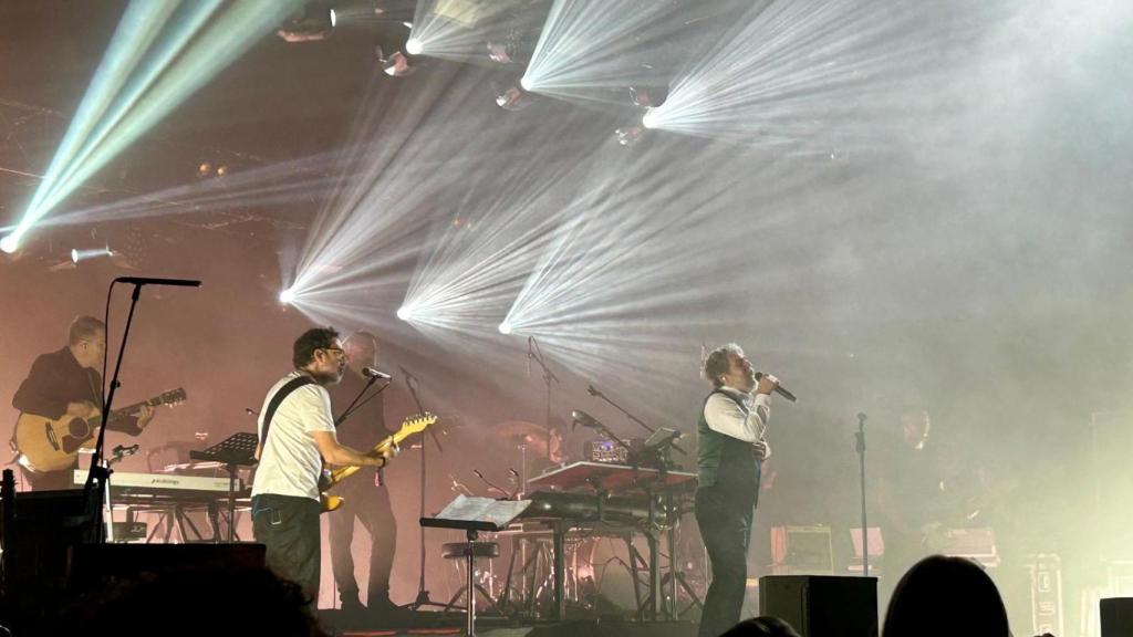 Iván Ferreiro en el escenario del FIZ, este sábado.