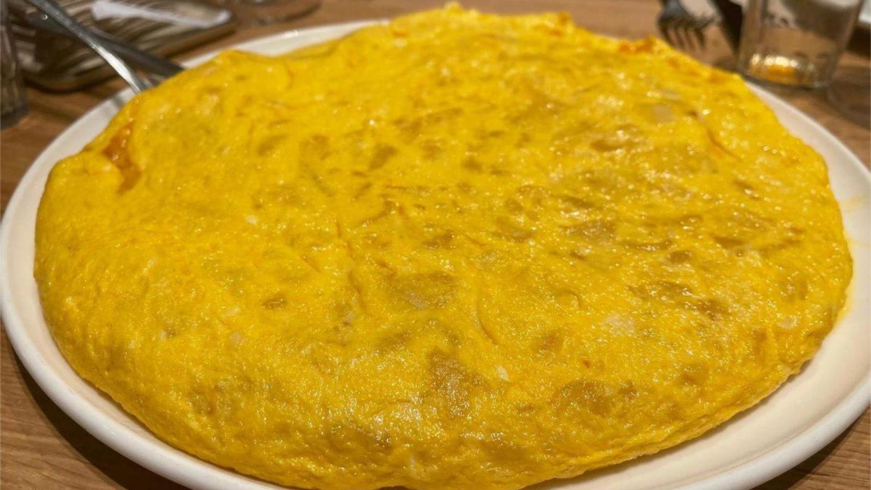 La tortilla de patata de O Cabo.