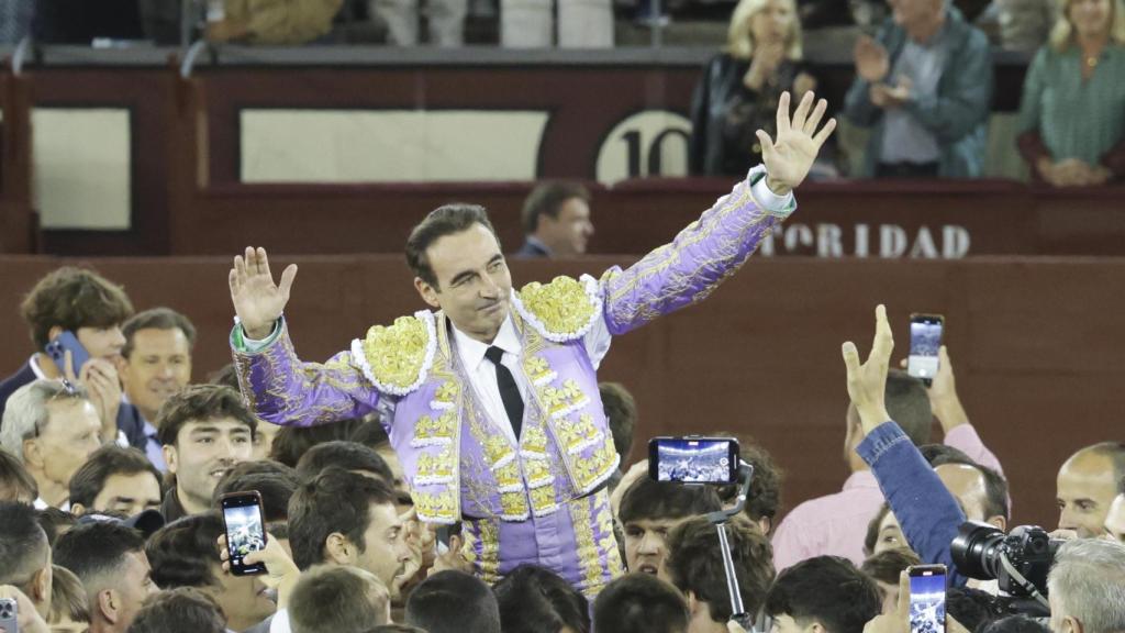 Enrique Ponce en la plaza de toros de Las Ventas el 28 de septiembre.