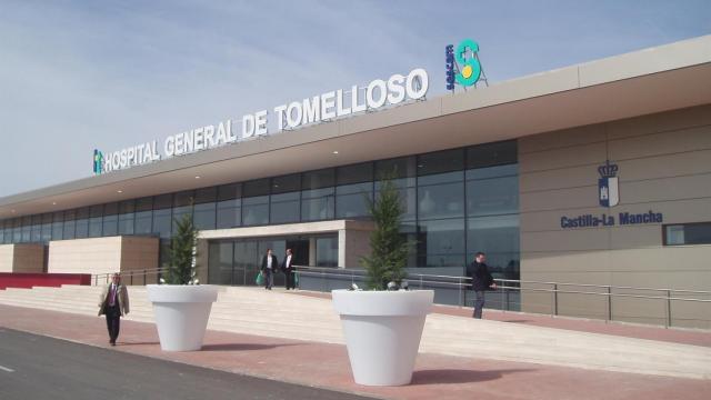 Imagen de archivo del hospital de Tomelloso donde fueron trasladados los heridos.